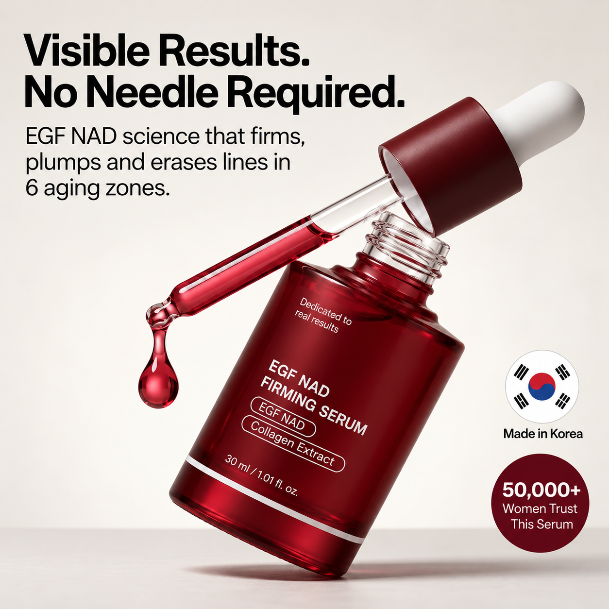 Korean NAD+ Advanced Growth Factor Serum